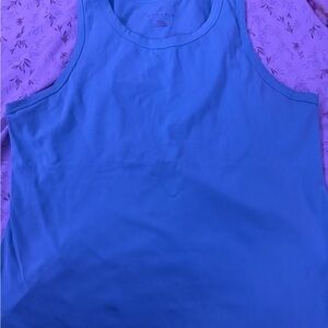 Danskin Blue Sleeveless Tank Top